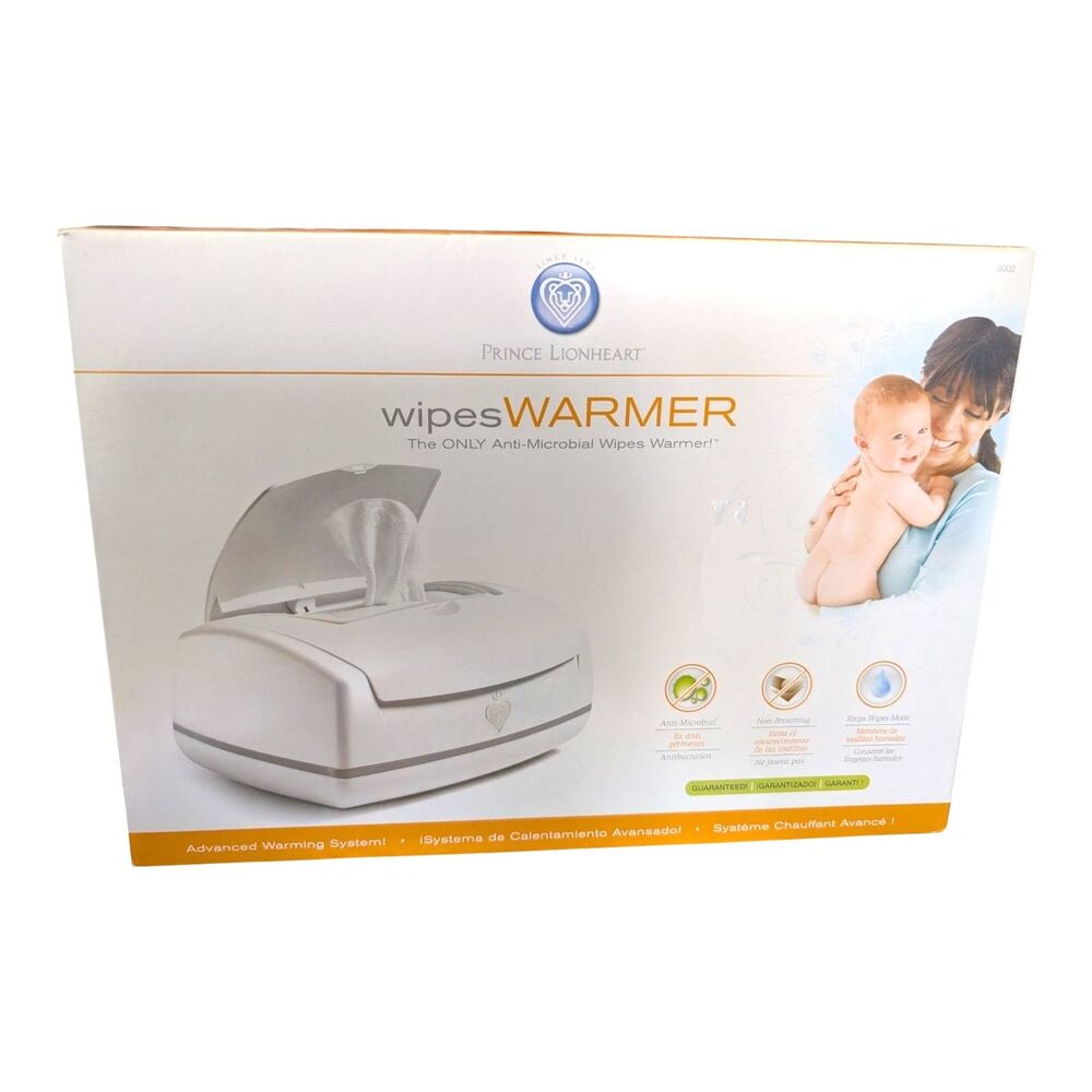 Prince Lionheart Ultimate Anti-microbial Wipe Warmer New
